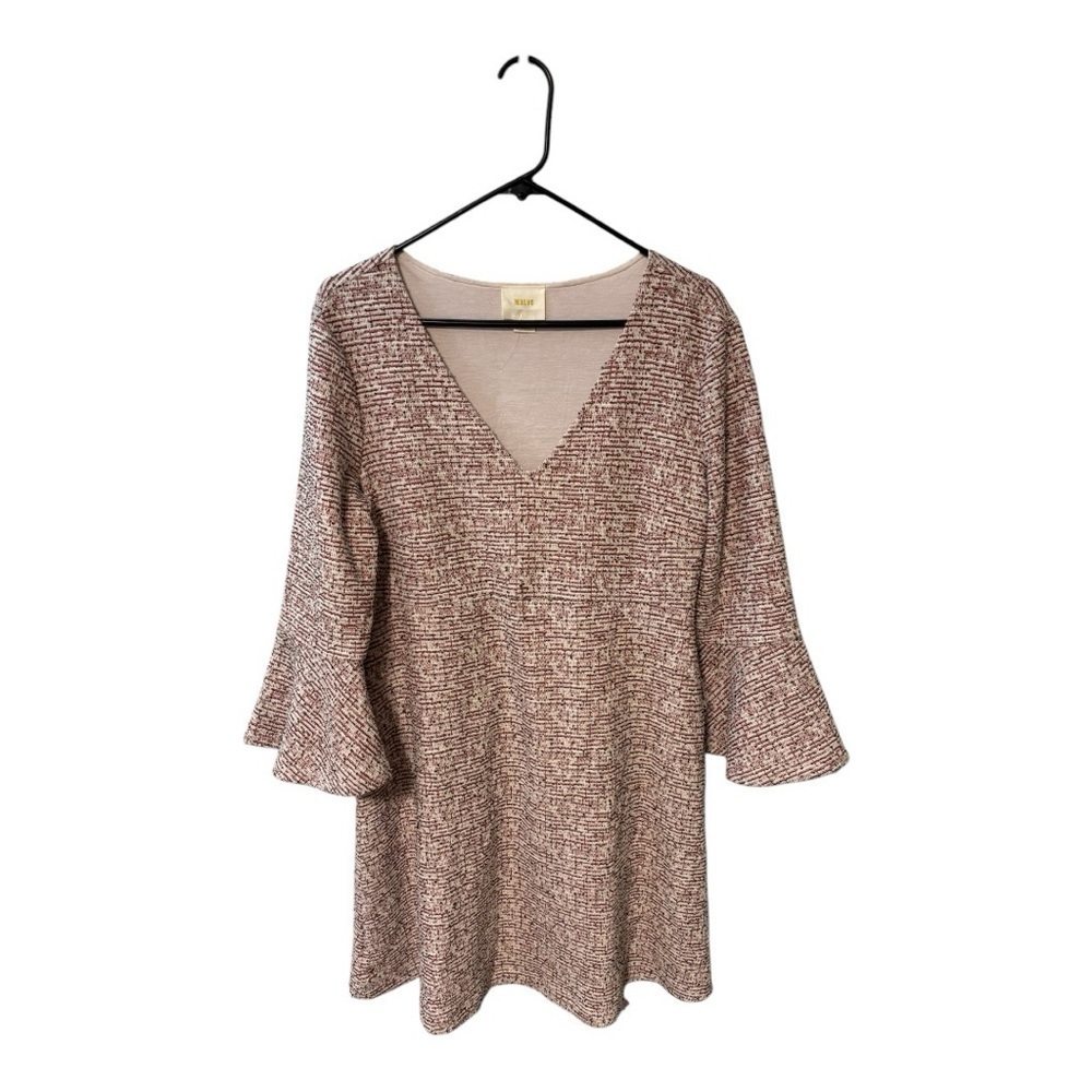 Anthropologie Mauve Suzy Swing Dress Size Large - Picture 2 of 4